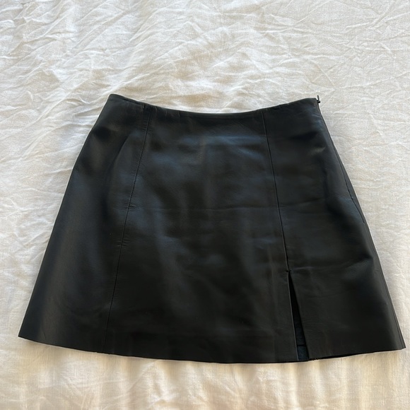 Reformation Margie Leather Skirt - Picture 3 of 5